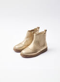 Bottines doré Fille NIBOTINETTE / 25F10PF41D0D954