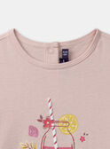 Tee Shirt Manches Courtes Rose MLAFRETTE / 25E2PFK2TMC301