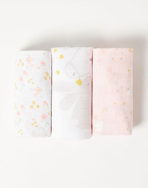 Lot De 3 Langes Bebe Fille Lot De 3 Langes Bebe Fille