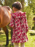 Robe fleurie en velours côtelé LALOUNETTE / 24H2PFR2ROBF506