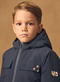 Parka 3 en 1 bleu foncé Garçon NINCARAGE / 25H3PGE2PARC214