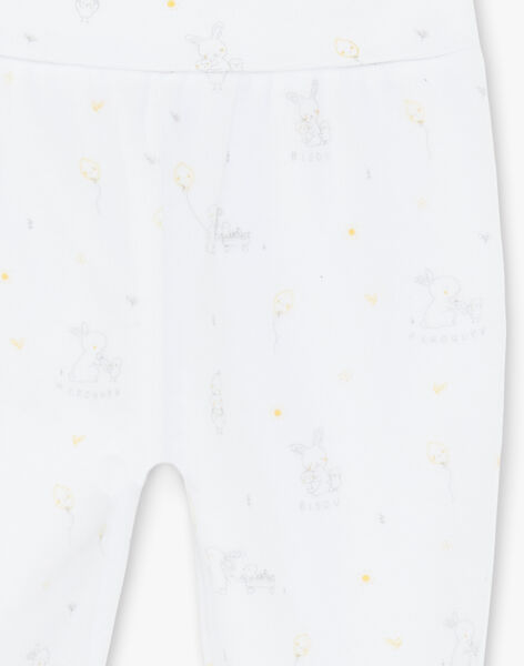 Ensemble Gilet Et Pantalon Blanc Bebe Mixte Collection 0 12 Mois Naissance Sergentmajor
