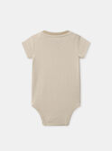 Body écru à rayures Bébé Garçon NABERTRAND / 25H1BGJ1BOD002