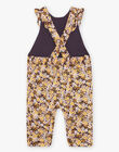 Salopette en twill à imprimé fleuri DACLARISSE / 22H1BFD1SALC214