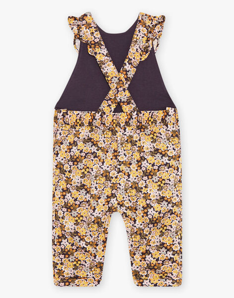 Salopette en twill à imprimé fleuri DACLARISSE / 22H1BFD1SALC214