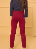 Lot de 2 leggings  rose  et rouge LITABLETTE 1 / 24H2PFB1LGD307
