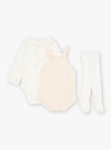 Body, barbotteuse et collants rose pâle GOLDA / 23H0CFL2ENS301