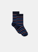Lot de 5 chaussettes à rayures, imprimés ou uni Garçon NOPAKAGE / 25H4PGP1LC5A015