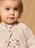 Cardigan chiné fleurs  MABELLE / 25E1BF71CAR006