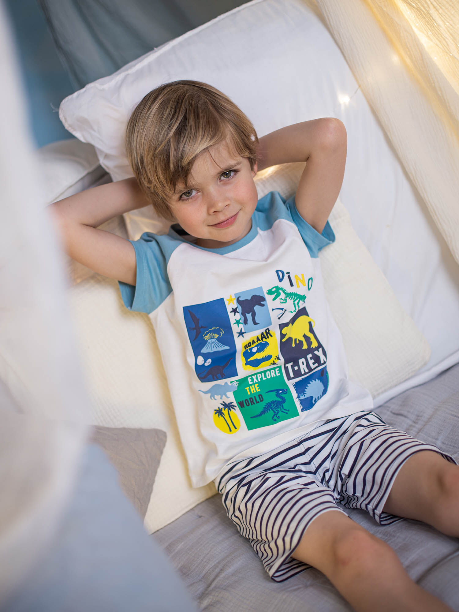 Pyjama ecru enfant garcon Garcon Sergent Major
