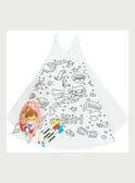 Œuf de Pâques Héroïne avec cape à colorier RAVOPETTE / 19E2PFG4CPO000