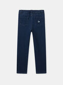 Jean bleu foncé Fille NUREGLETTE / 25H2PFQ1JEAP269