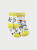 Chaussettes jaune RAEDAVE / 19E4BGC1SOQ001