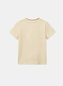 T-shirt beige imprimé KOBALLAGE / 24E3PGD3TMCB103