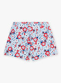 Short de bain écru à imprimé à fleuri FRYSHUETTE / 23E4PFM1SDB001