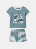 Ensemble tshirt et short rayé MIZACK / 25E1BGS1ENS202