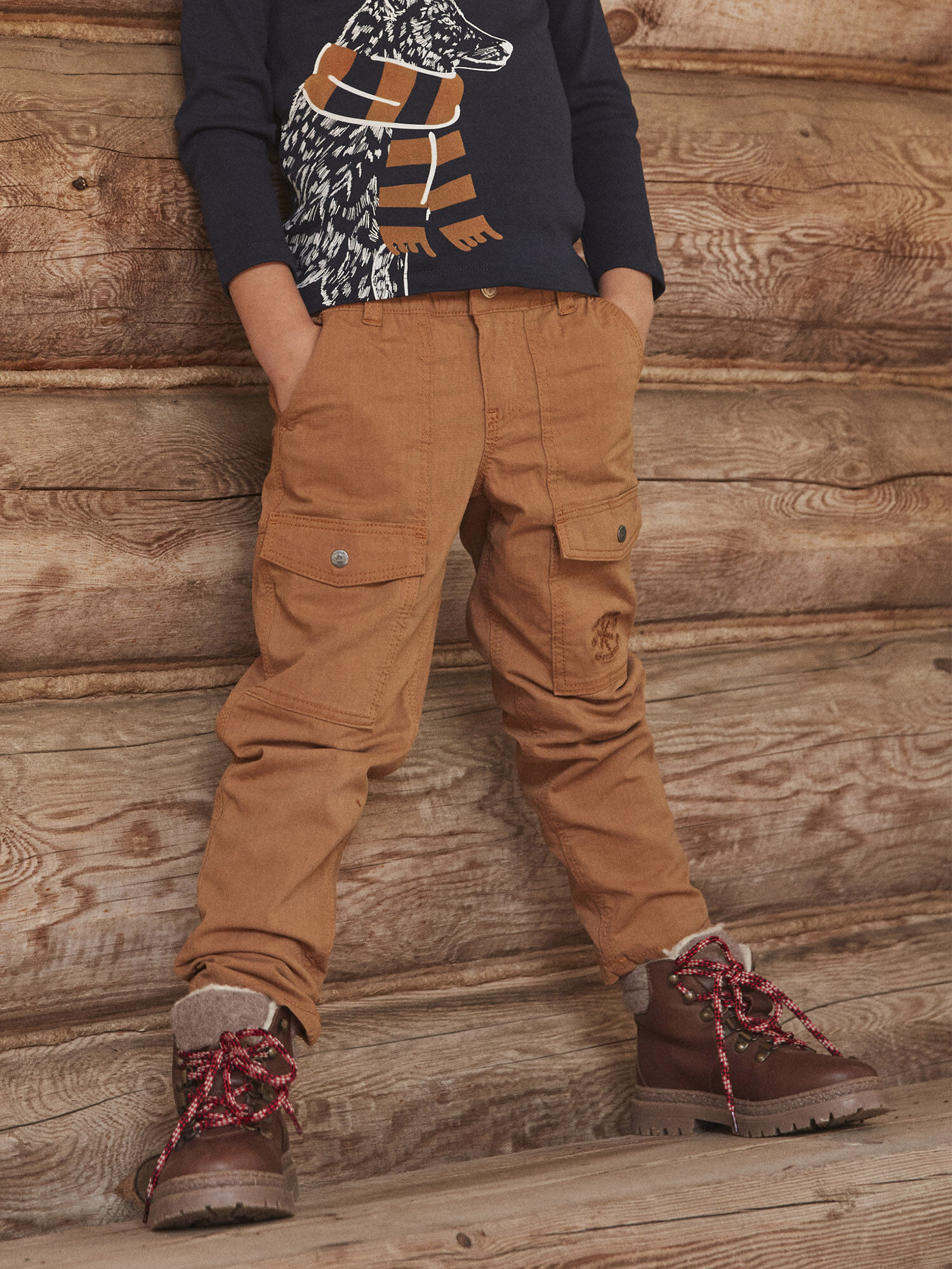 Pantalon cannelle doublure polaire Gar on Sergent Major
