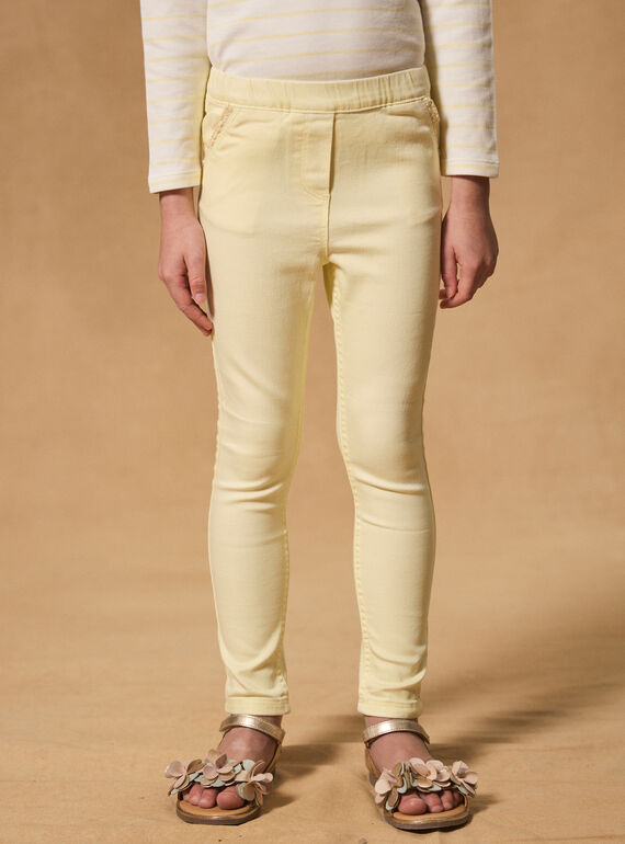 Jean slim jaune MIXJINETTE 2 / 25E2PF51JEAB102