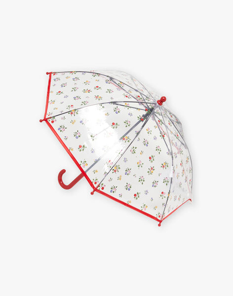 Parapluie transparent à imprimé fleuri DIPLUETTE / 22H4PFE1PUI961