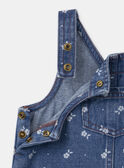 Chasuble en denim floral MABERTILLE / 25E1BF71CHSK005