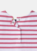 Robe marinière rose MLAMIETTE / 25E2PFK1ROB001