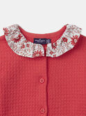 Cardigan à col fleuri MODIGETTE / 25E2PFJ1CARF507