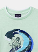Tee Shirt Manches Courtes Vert KLIPEROAGE / 24E3PGR1TMCG632