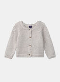 Cardigan chiné fleurs  MABELLE / 25E1BF71CAR006