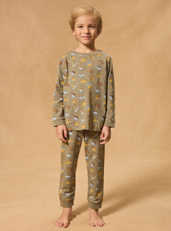 Pyjama Dino en jersey MUIDINAGE / 25E5PGE1PYJ626
