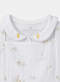 Ensemble body et barbotteuse en gaze de coton MODESTY / 25E0CMI2ENS000