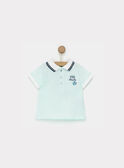 Polo turquoise NYEDDY / 18E1BG11POL614