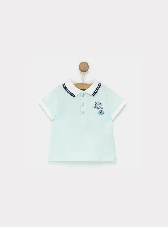 Polo turquoise NYEDDY / 18E1BG11POL614