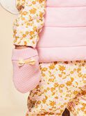 Moufles rose en tricot FIMACHA / 23E4BF51GAN030