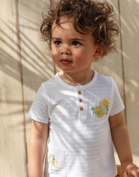 Tee Shirt Bebe Garcon Ecru Vogue Sur Le Nil Bebe Sergentmajor