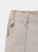 Pantalon en twill retroussable MAGERARD / 25E1BG91PAN007