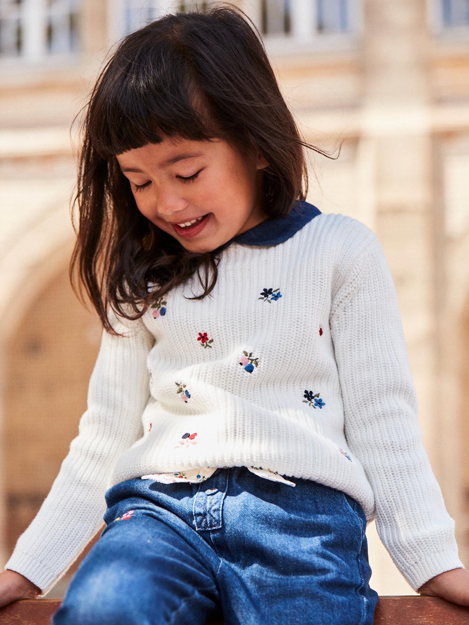 Pull col claudine new arrivals fille