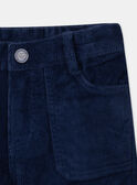 Pantalon Bleu marine LYBORAGE / 24H3PGO3PAN070