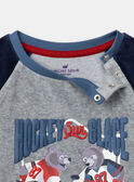 Pyjama velours Hockey  LECHOAGE / 24H5PG41PYJ943
