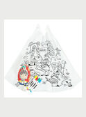 Œuf de Pâques Chevalier avec cape à colorier RYCHEVAGE / 19E3PGG4CPO000