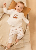 Pyjama deux pièces en tubique NOLVEN / 25H0NM11ENS001