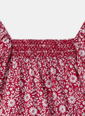 Blouse à smock fleurie manches ballons MODOLETTE / 25E2PFJ1CHEF506
