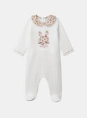 Grenouillère en tubique lapin MEALMA / 25E5BFF5GRE001
