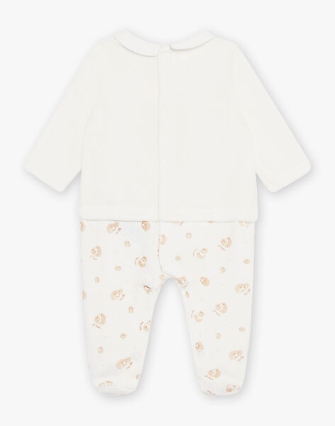 Pyjama en velours bébé mixte DOMINION / 22H0NM13GRE001