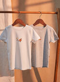 2 t-shirts manches courtes imprimé chien KUOTIAGE / 24E5PG91TMC001