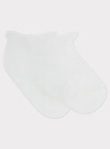 Chaussettes basses blanc RUAFAETTE / 19E4PFF1SOB001