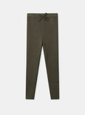 Legging vert kaki Fille NULEGETTE / 25H2PFQ1LG604