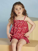 Débardeur fuchsia à imprimé fleuri enfant fille CAUDEBETTE 1 / 22E2PFT3DEB304