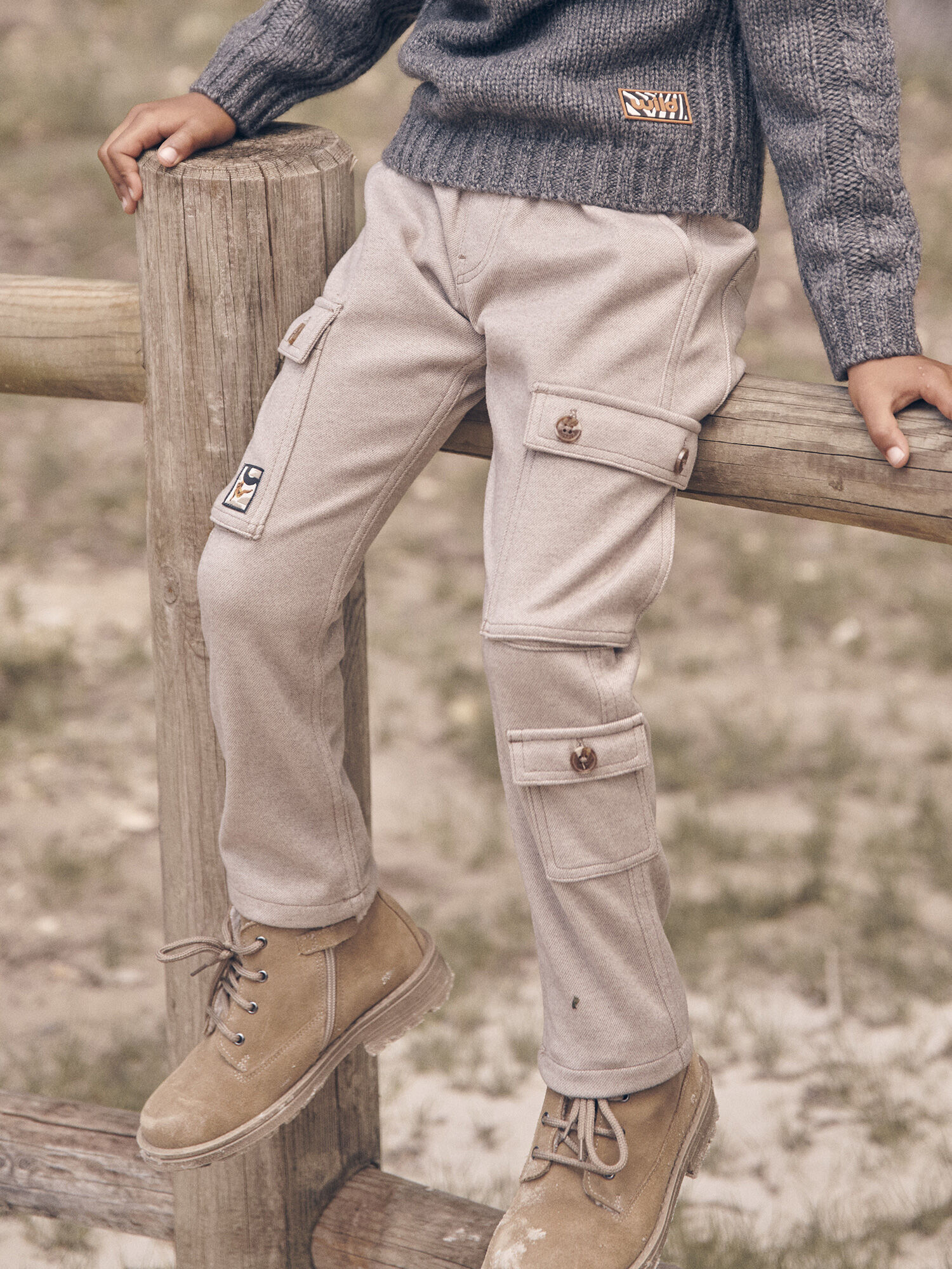 Pantalon deals cargo brun