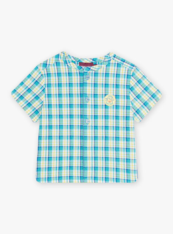 Chemise en seersucker à carreaux bébé garçon CAVAHE / 22E1BGN1CHM209