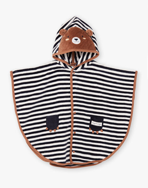Cape De Bain A Rayures Motif Ourson Bebe Garcon Achat En Ligne Pyjama Et Grenouillere Sergentmajor
